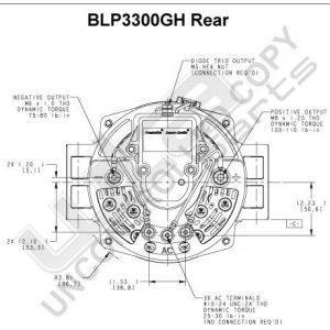 Prestolite Alternator 24V 140A Temsa forUS mar geisoleerd