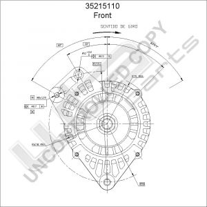 Prestolite Alternator 12V 100A