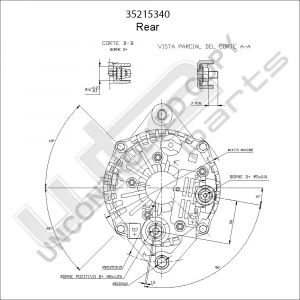 Prestolite Alternator 12V 80A Fiat Ducato