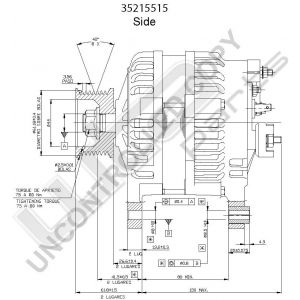 Prestolite Alternator 12V 110A