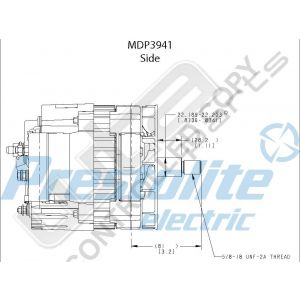 Prestolite Alternator MTU for 2000CR Marine engine