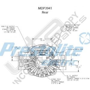 Prestolite Alternator MTU for 2000CR Marine engine