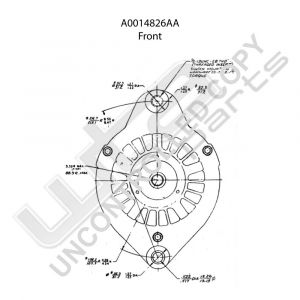 Prestolite Alternator 24V 105A