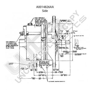 Prestolite Alternator 24V 105A