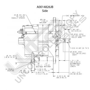 Prestolite Alternator 24V 105A