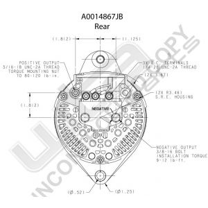 Prestolite Alternator 12V  270A