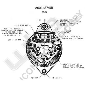 Prestolite Alternator  12V 270A