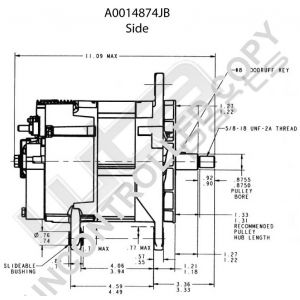 Prestolite Alternator  12V 270A