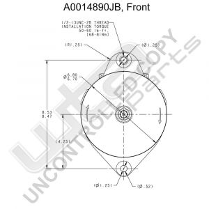 Prestolite Alternator 12V 320A