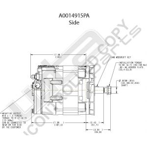 Prestolite Alternator 12V 320A