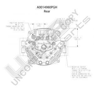 Prestolite Alternator 4000 serie 24V 200Aniet meer leverbaar