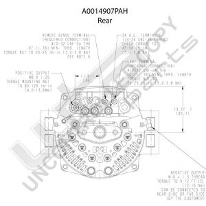 Prestolite Alternator 14V 270A-ISO.GRD-P.MNT