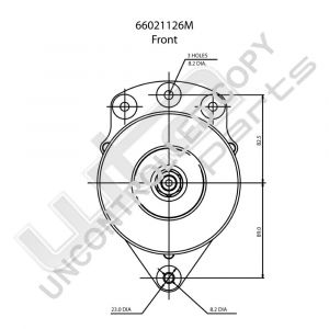 Prestolite Alternator 12V 60A Dennis