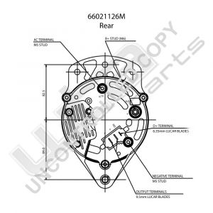 Prestolite Alternator 12V 60A Dennis