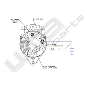 Prestolite Alternator 12V 60A Dennis