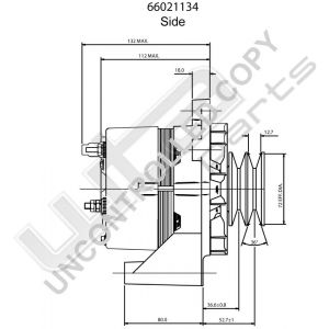 Prestolite Alternator 24V 55A Multifit