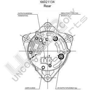 Prestolite Alternator 24V 55A Multifit