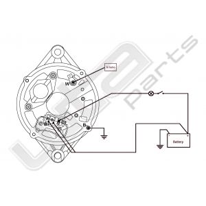 Prestolite Alternator 12V 70A Massey Fergusson