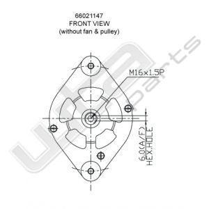 Prestolite Alternator 12V 70A Massey Fergusson