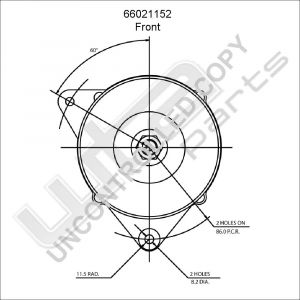 Prestolite Alternator 12V 65A BMW, Saab