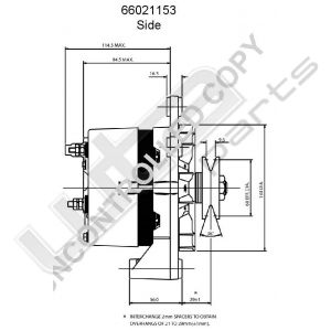 Prestolite Alternator 12V 65A Multifit