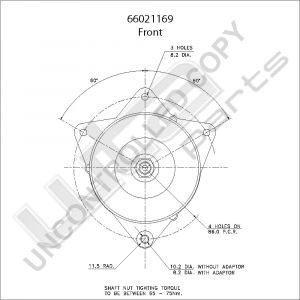 Prestolite Alternator 12V 70A Multifit