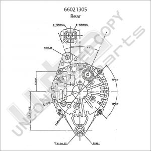 Prestolite Alternator 12V 80A Hunday