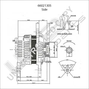 Prestolite Alternator 12V 80A Hunday