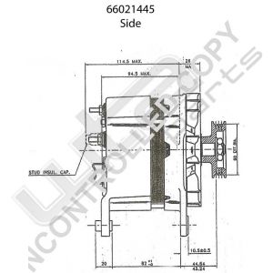 Prestolite Alternator 12V 70A