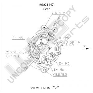 Prestolite Alternator 12V 70A Alfa Opel Astra