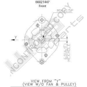 Prestolite Alternator 12V 70A Alfa Opel Astra