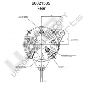 Prestolite Alternator 12V 90A Sabre massa vrij