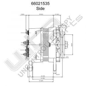 Prestolite Alternator 12V 90A Sabre massa vrij