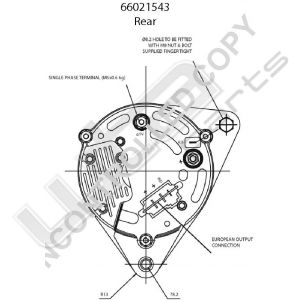 Prestolite Alternator 12V 60A