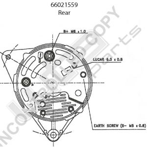 Prestolite Alternator 12V 70A Citroen AX, BX,Peug