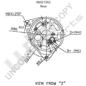 Prestolite Alternator 12V 70A Ford Escort-Orion