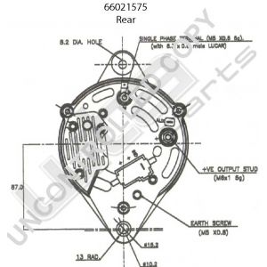 Prestolite Alternator 12V 70A Reanul 19-21 Volvo