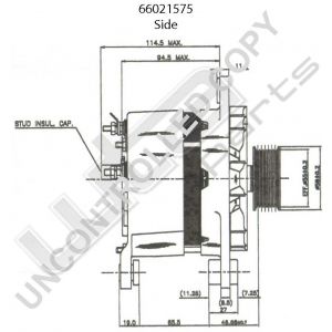 Prestolite Alternator 12V 70A Reanul 19-21 Volvo