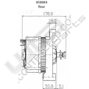 Prestolite Alternator 24V 55A