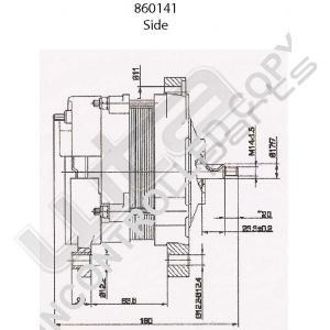 Prestolite Alternator 24V 27A