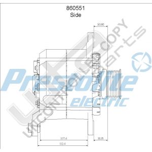 Prestolite Alternator 24V 80A