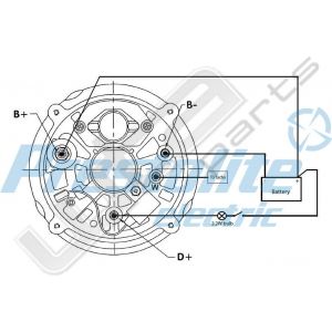 Prestolite Alternator 24V 80A