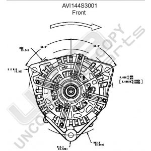 Prestolite Alternator 24V 80A MB