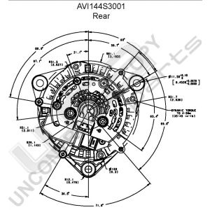 Prestolite Alternator 24V 80A MB