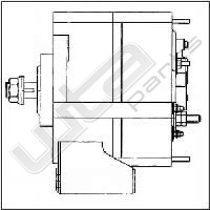 Prestolite Alternator 24V 100A old Actros