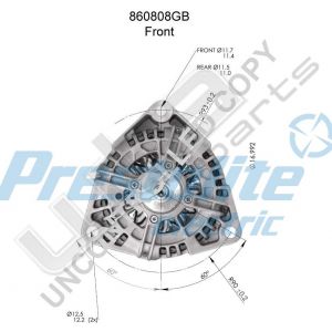 Prestolite Alternator 24V 110A MAN