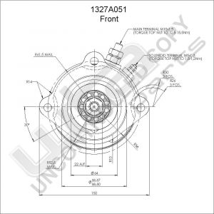 CAV Prestolite starter 12V 3.6KW 10T