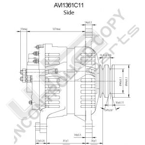 Prestolite Alternator 12V 120A