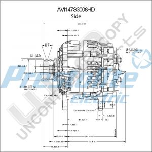 Prestolite Alternator 24V 120A CW Cummins, ADL