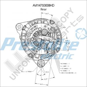 Prestolite Alternator 24V 120A CW Cummins, ADL